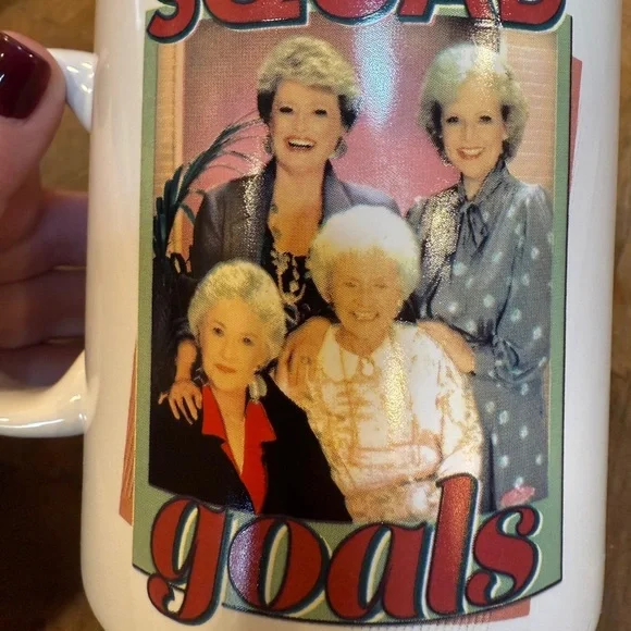 The Golden Girls White and Mint Green Squad Goals Mug 20oz ABC Studios - Picture 6 of 10